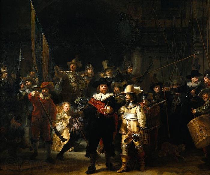 Rembrandt Peale Nachtwacht Spain oil painting art
